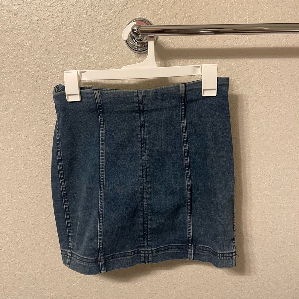 Free People Denim Skirt
